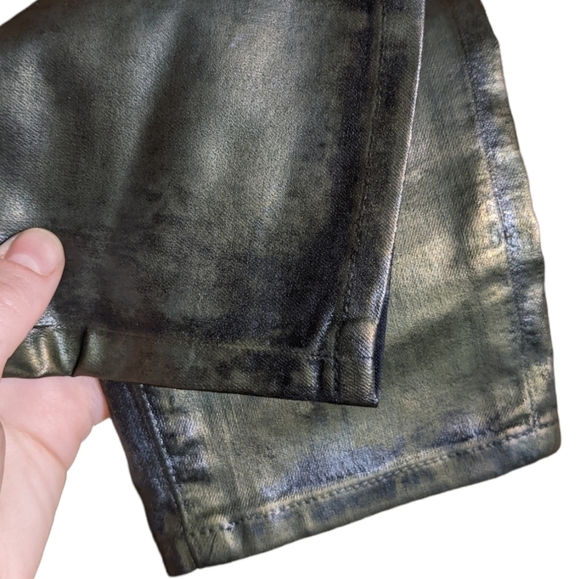 J Brand super skinny green coated jeans - Picture 11 of 15